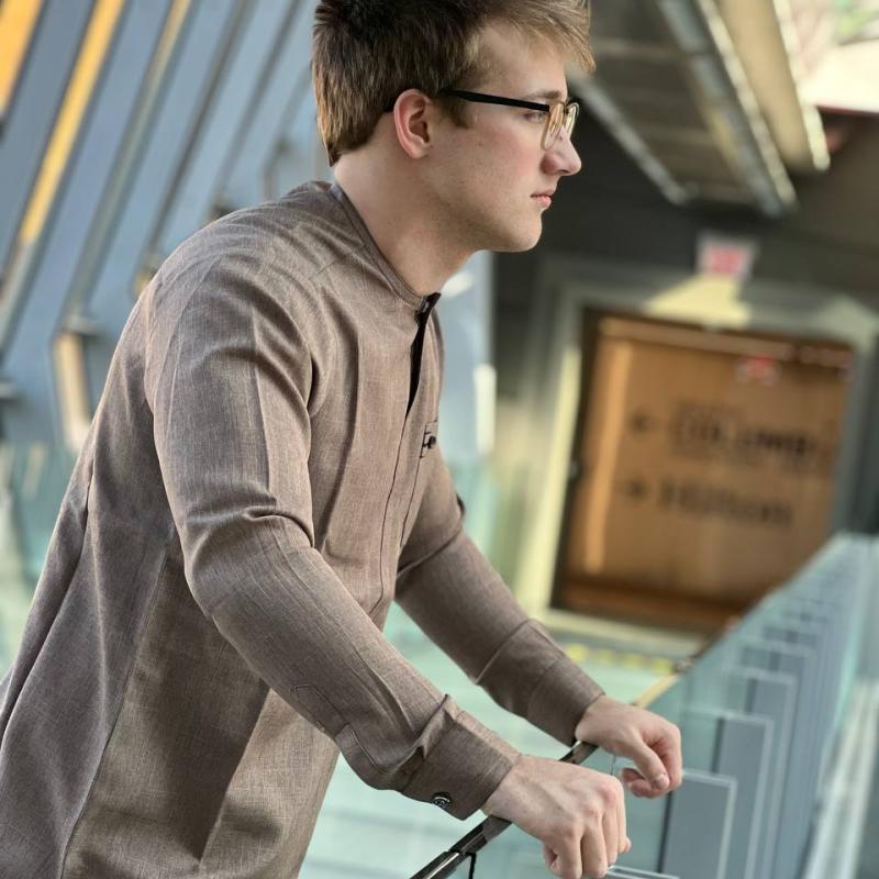 Official Brown long sleeve Kaftan