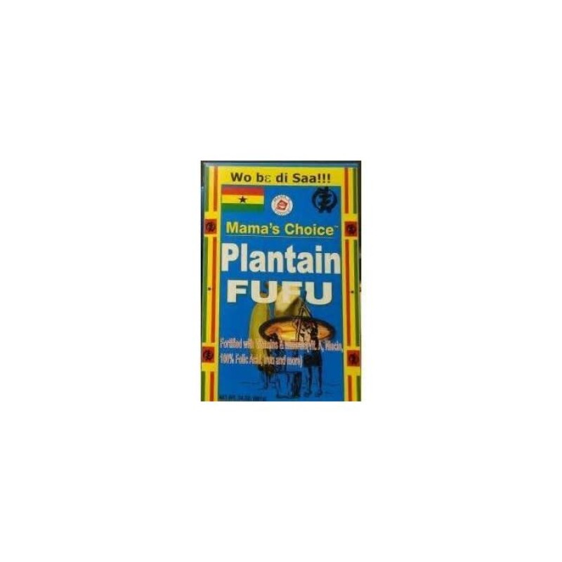 2 Packs Mama'S Choice Plantain Fufu - 24Oz Per Pack